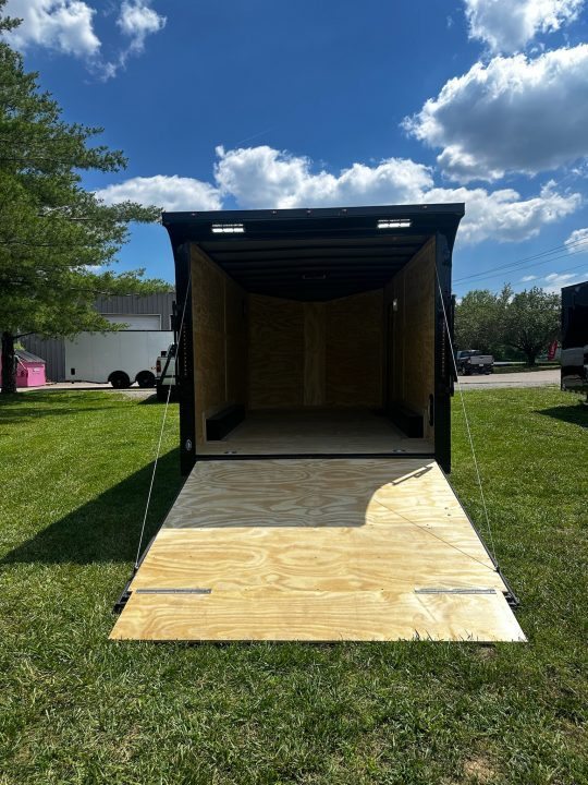 New 2026 8.5x16 Car Hauler-5200 Torsions- Black poly- Enclosed Car Hauler