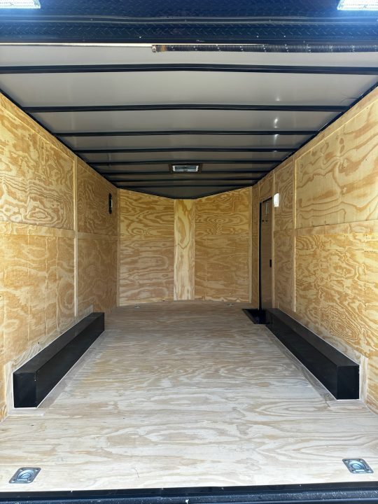 New 2026 8.5x16 Car Hauler-5200 Torsions- Black poly- Enclosed Car Hauler