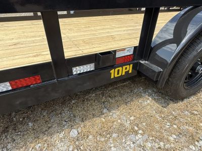 New 2026 Big Tex 10PI 20’ Utility Trailer, 9990 GVWR, SPRING ASSIST GATE