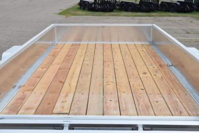 New SPORT HAVEN 6x12 OPEN UTILITY TRAILER w/ ATP SIDES & BI-FOLD GATE