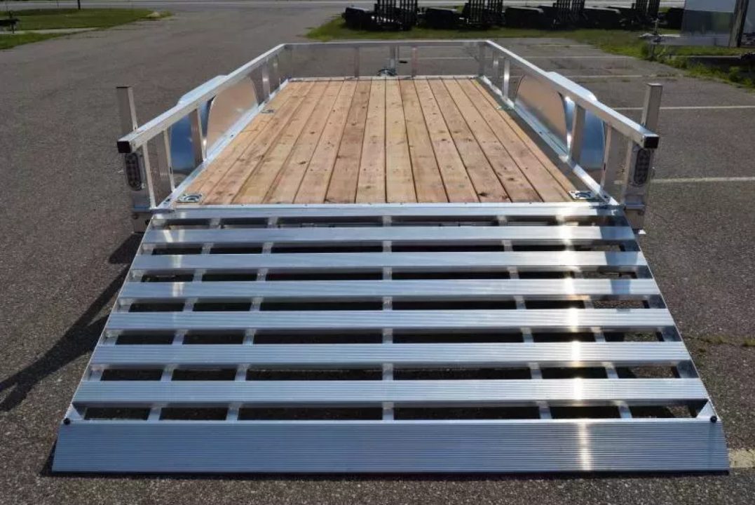New SPORT HAVEN 7x14 OPEN UTILITY TRAILER W/ HD REAR RAMP GATE