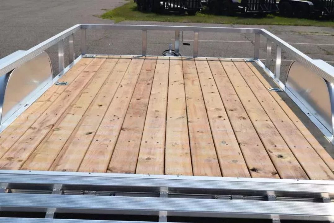 New SPORT HAVEN 7x14 OPEN UTILITY TRAILER W/ HD REAR RAMP GATE