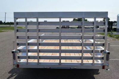 New SPORT HAVEN 7x14 OPEN UTILITY TRAILER W/ HD REAR RAMP GATE