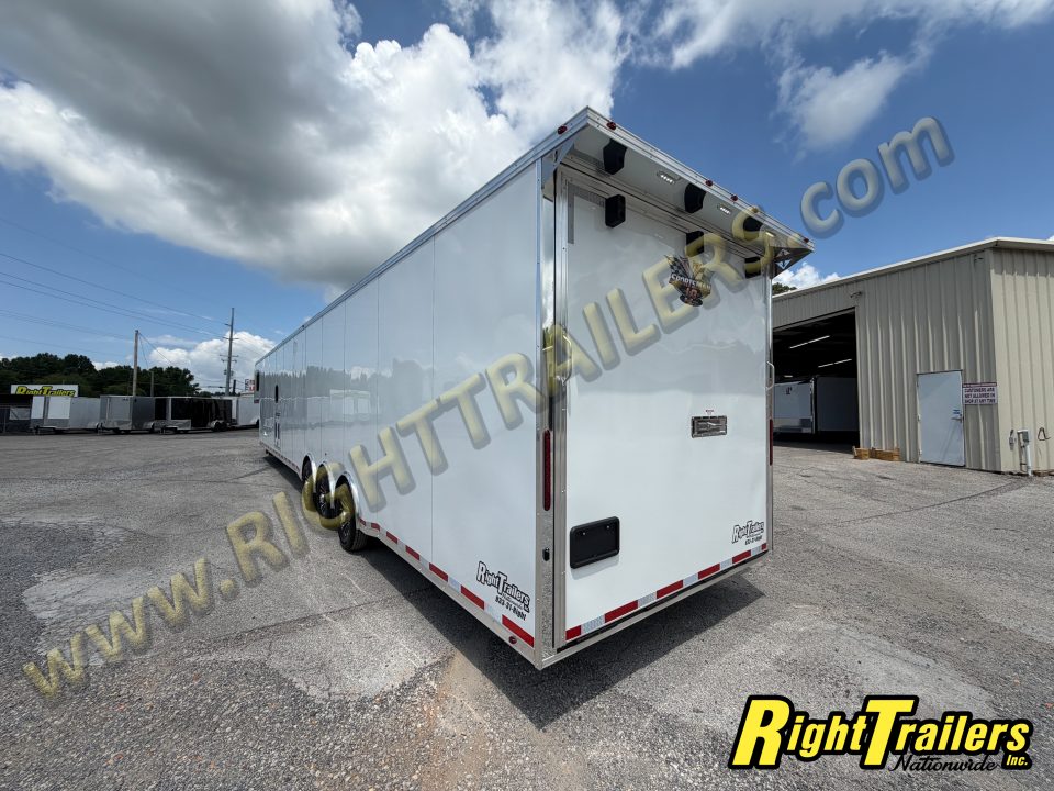 New 2026 8.5x50 Vintage Sportsman Extreme Living Quarters Race Trailer