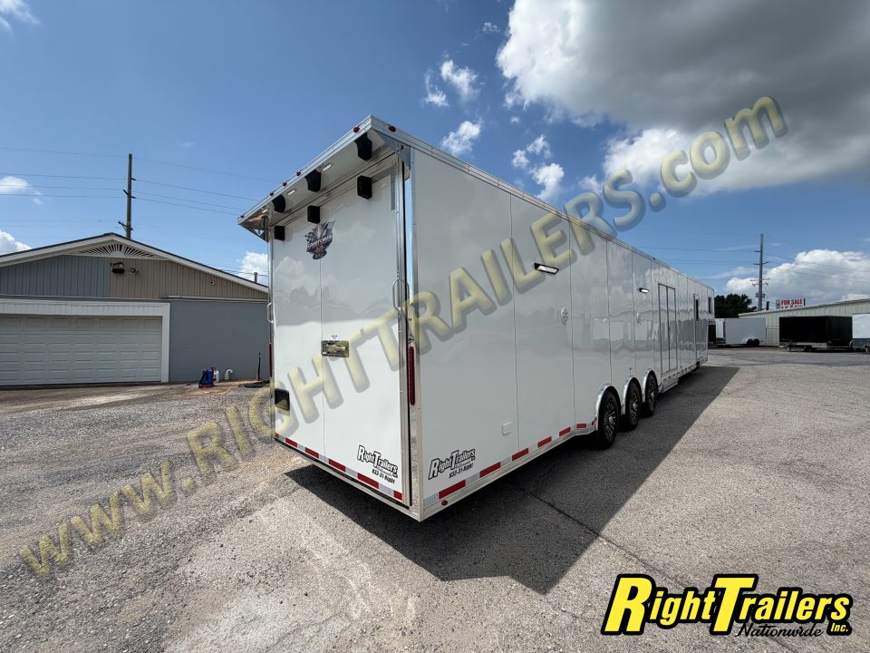New 2026 8.5x50 Vintage Sportsman Extreme Living Quarters Race Trailer