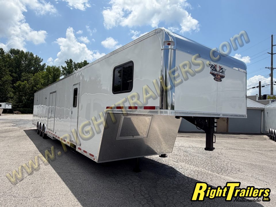 New 2026 8.5x50 Vintage Sportsman Extreme Living Quarters Race Trailer