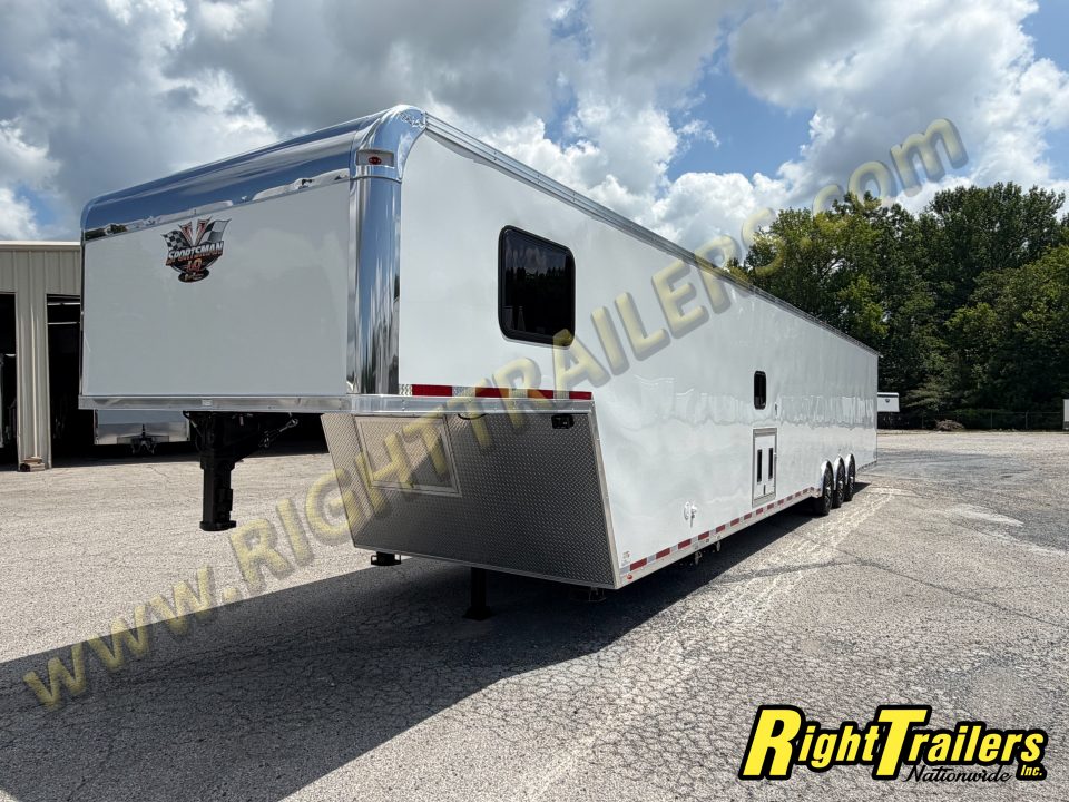 New 2026 8.5x50 Vintage Sportsman Extreme Living Quarters Race Trailer