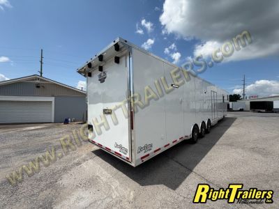 New 2026 8.5x50 Vintage Sportsman Extreme Living Quarters Race Trailer