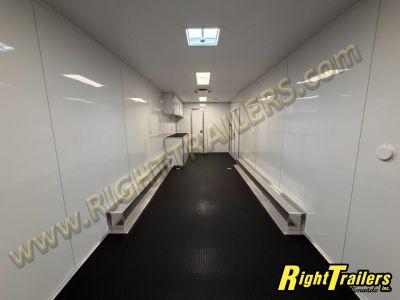 New 2026 8.5x50 Vintage Sportsman Extreme Living Quarters Race Trailer