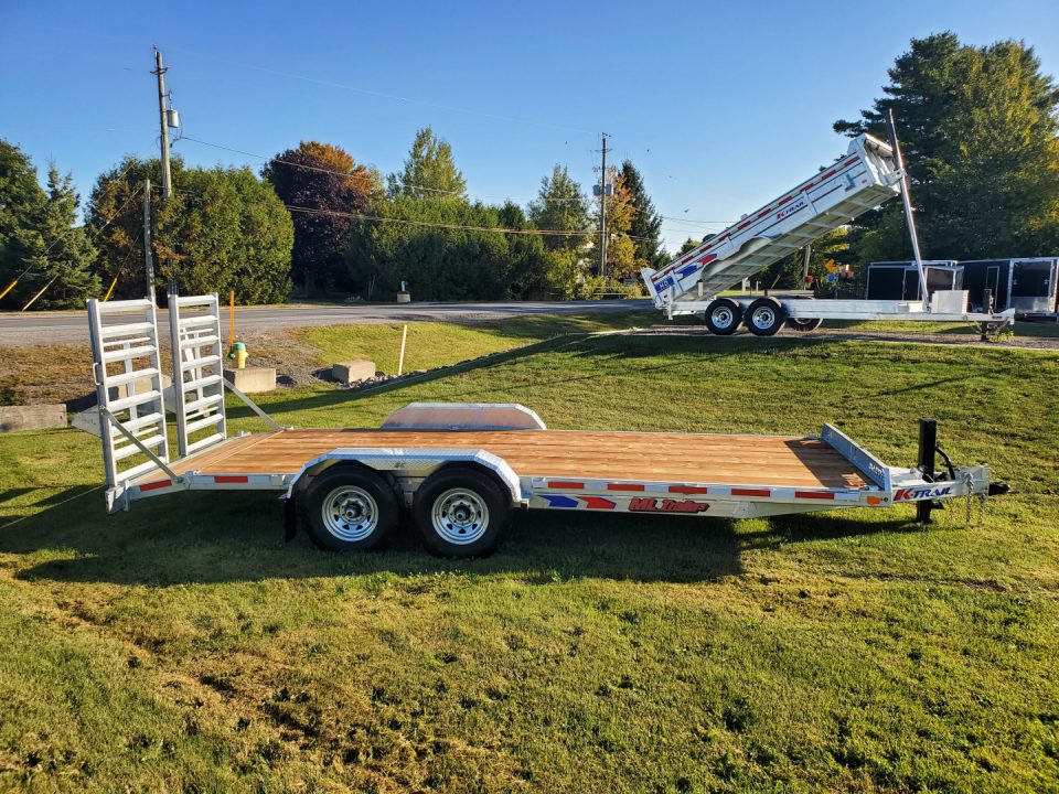 New 2027 K-Trail GALVANIZED 20' 14000LBS Equipment Trailer