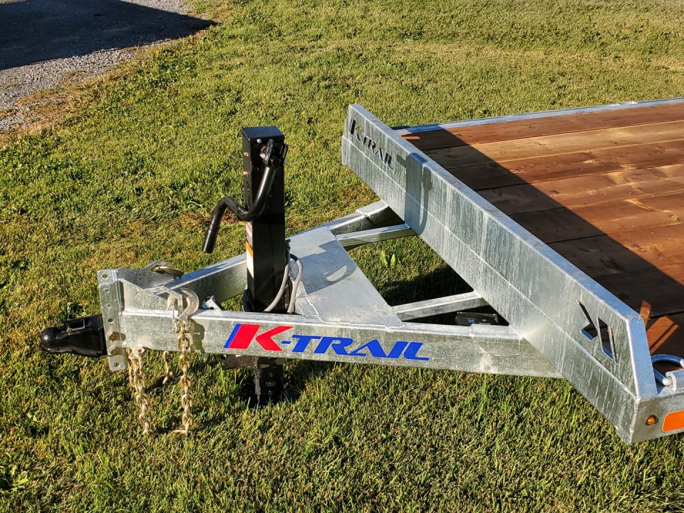 New 2027 K-Trail GALVANIZED 20' 14000LBS Equipment Trailer