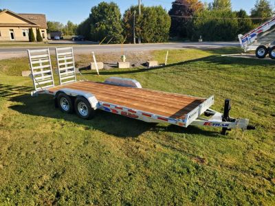 New 2027 K-Trail GALVANIZED 20' 14000LBS Equipment Trailer