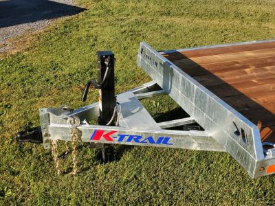 New 2027 K-Trail GALVANIZED 20' 14000LBS Equipment Trailer