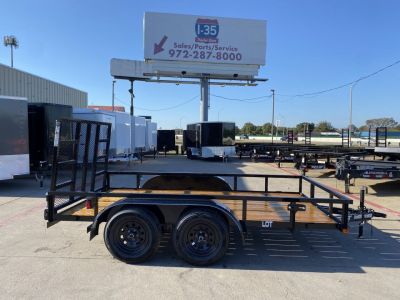 New 2026 Top Hat Trailers LDT 12' x 77" Utility Trailer