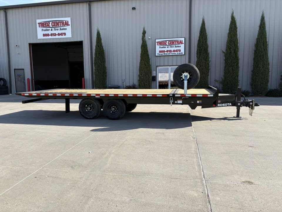 New 2027 Midsota TBO22-BP-154 Deckover Tilt 102x22ft 7k axles Tilt Trailer