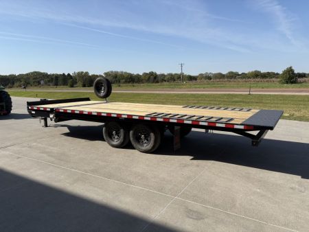 New 2027 Midsota TBO22-BP-154 Deckover Tilt 102x22ft 7k axles Tilt Trailer