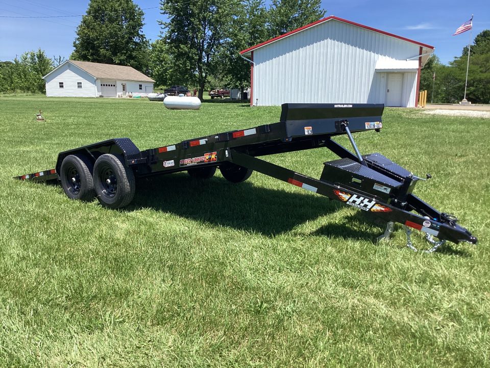 New 2026 H&H Trailers 20 FT Power Tilt Speedloader Car Hauler, 10K