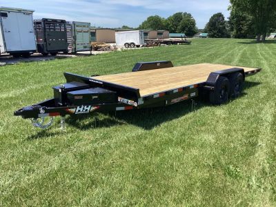 New 2026 H&H Trailers 20 FT Power Tilt Speedloader Car Hauler, 10K