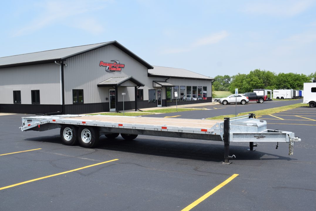 New 2027 BND Trailers 16k 20+5 GALVANIZED DECKOVER Equipment Trailer