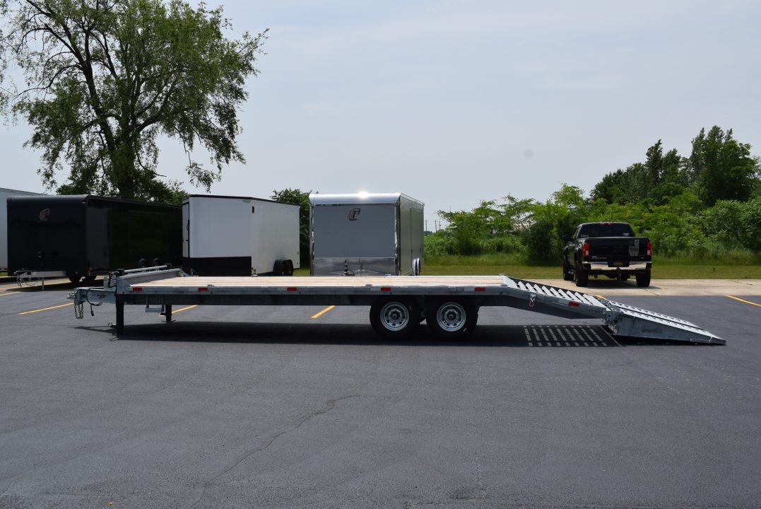 New 2027 BND Trailers 16k 20+5 GALVANIZED DECKOVER Equipment Trailer