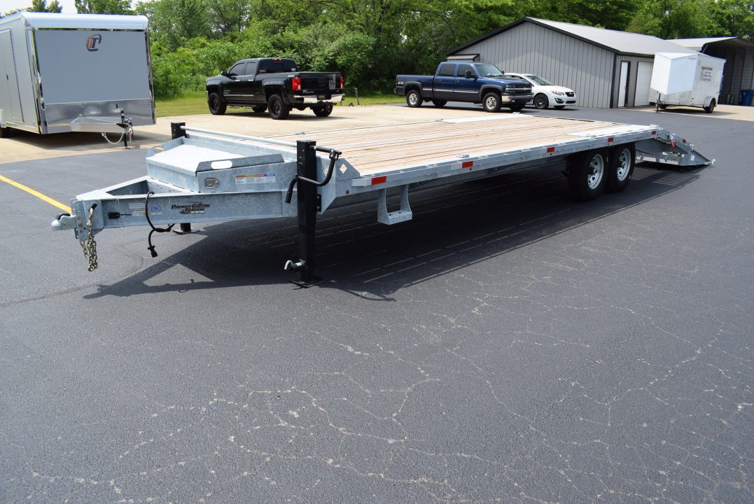 New 2027 BND Trailers 16k 20+5 GALVANIZED DECKOVER Equipment Trailer