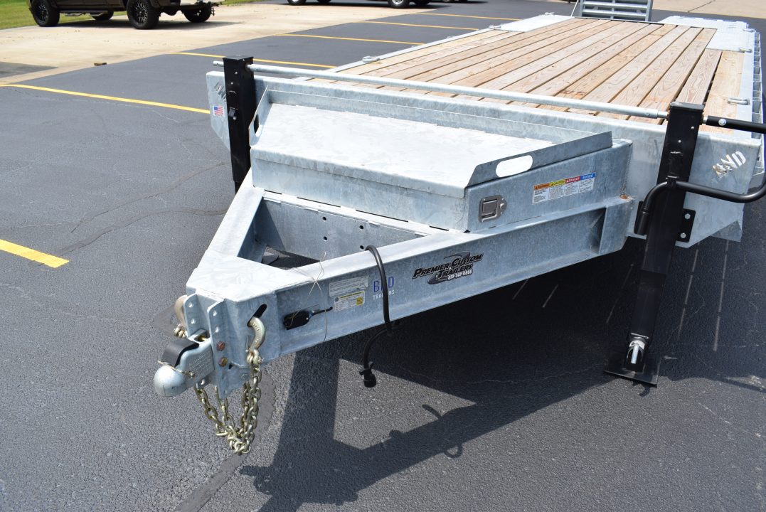 New 2027 BND Trailers 16k 20+5 GALVANIZED DECKOVER Equipment Trailer
