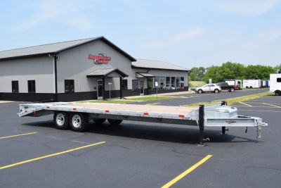 New 2027 BND Trailers 16k 20+5 GALVANIZED DECKOVER Equipment Trailer