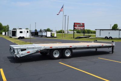 New 2027 BND Trailers 16k 20+5 GALVANIZED DECKOVER Equipment Trailer