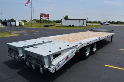 New 2027 BND Trailers 16k 20+5 GALVANIZED DECKOVER Equipment Trailer