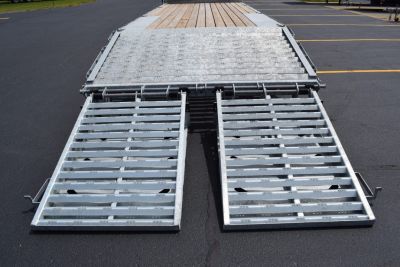 New 2027 BND Trailers 16k 20+5 GALVANIZED DECKOVER Equipment Trailer