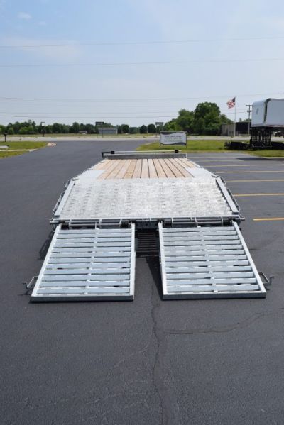 New 2027 BND Trailers 16k 20+5 GALVANIZED DECKOVER Equipment Trailer