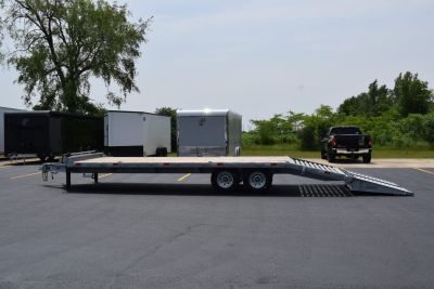 New 2027 BND Trailers 16k 20+5 GALVANIZED DECKOVER Equipment Trailer