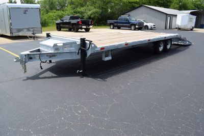New 2027 BND Trailers 16k 20+5 GALVANIZED DECKOVER Equipment Trailer