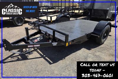 New 2026 Buck Dandy S-7LB-T712 Equipment Trailer