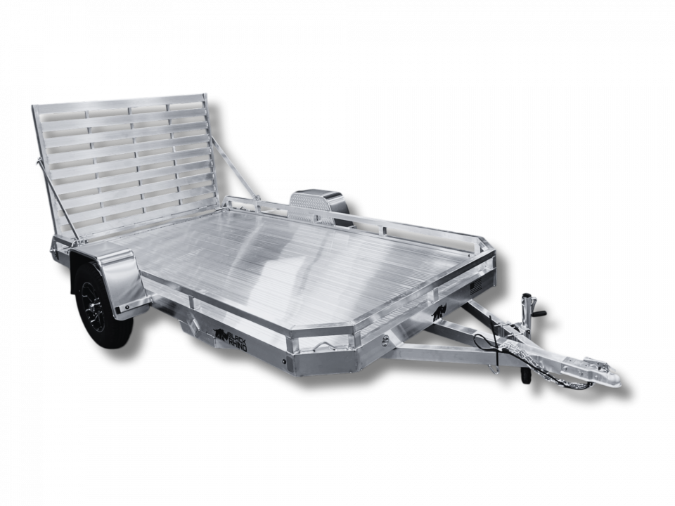 New 2026 Black Rhino LPS7812A Utility Trailer 6.5'x12' Aluminum