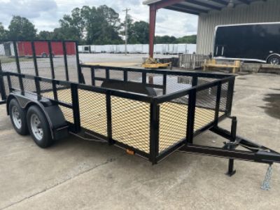 New 2026 Triple R 78X14 LANDSCAPE TRAILER WITH 2 FOOT MESH SIDES