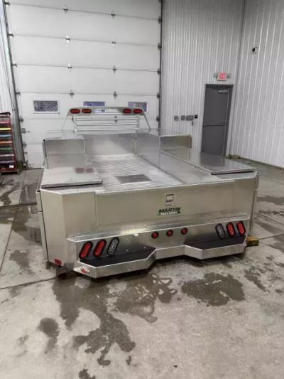 New Martin Truck Bodies Aluminum Gooseneck Service Body DRW 84" CA Cab and Chassis SMOOTH APPEARANCE Gooseneck Bodies