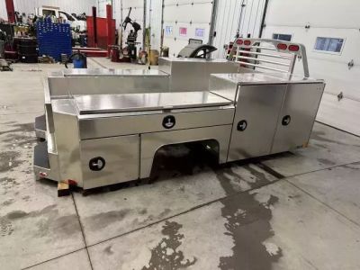 New Martin Truck Bodies Aluminum Gooseneck Service Body DRW 84" CA Cab and Chassis SMOOTH APPEARANCE Gooseneck Bodies