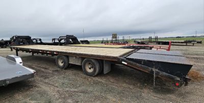 Used 2013 PJ Trailers 102" x 38' w/12K Axles Flatbed Trailer