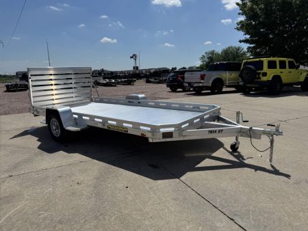 New 2027 Aluma 7814S TG 3k Utility Trailer