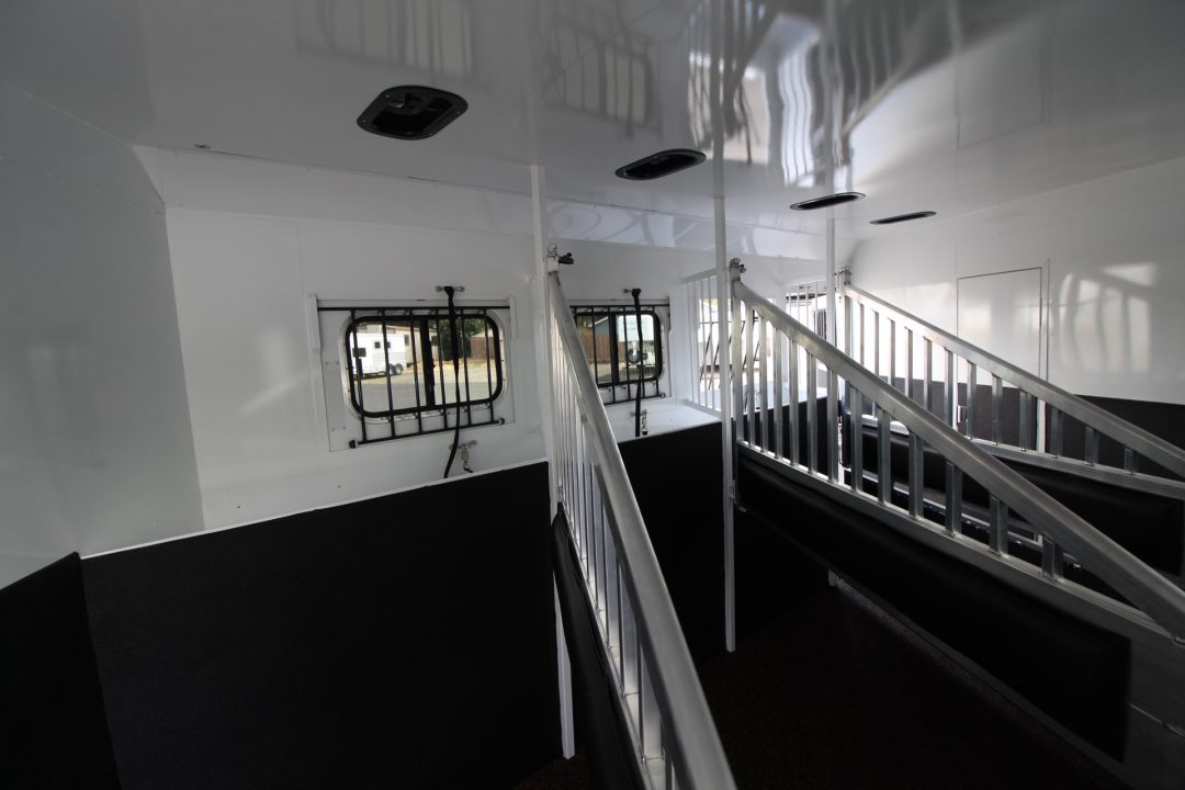 New 2027 Trails West Sierra 11x15 Living Quarters w/ Slide out - SIDE LOAD W/ Ramp - SOLAR - Gen Ready - Escape Door - 4 Horse Trailer
