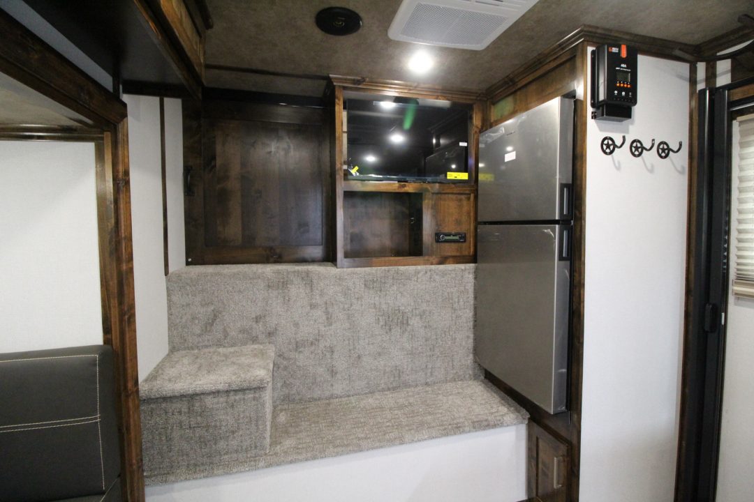 New 2027 Trails West Sierra 11x15 Living Quarters w/ Slide out - SIDE LOAD W/ Ramp - SOLAR - Gen Ready - Escape Door - 4 Horse Trailer