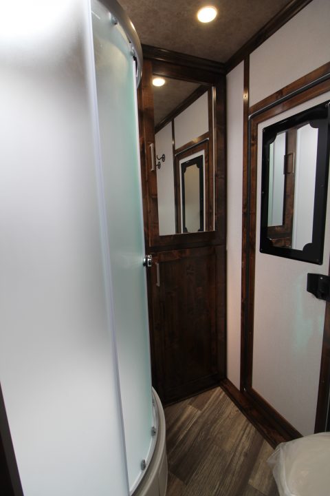 New 2027 Trails West Sierra 11x15 Living Quarters w/ Slide out - SIDE LOAD W/ Ramp - SOLAR - Gen Ready - Escape Door - 4 Horse Trailer