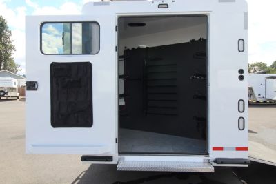 New 2027 Trails West Sierra 11x15 Living Quarters w/ Slide out - SIDE LOAD W/ Ramp - SOLAR - Gen Ready - Escape Door - 4 Horse Trailer