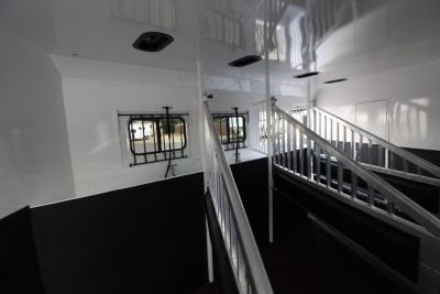 New 2027 Trails West Sierra 11x15 Living Quarters w/ Slide out - SIDE LOAD W/ Ramp - SOLAR - Gen Ready - Escape Door - 4 Horse Trailer