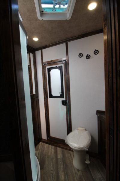 New 2027 Trails West Sierra 11x15 Living Quarters w/ Slide out - SIDE LOAD W/ Ramp - SOLAR - Gen Ready - Escape Door - 4 Horse Trailer