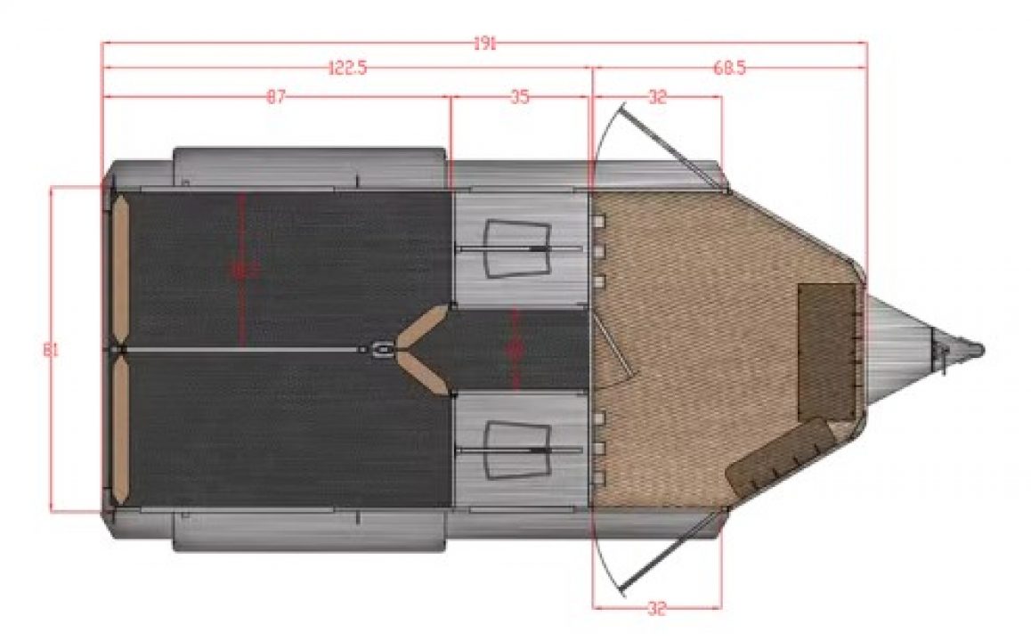 New 2027 Trails West Royale SxST Warmblood 2 Horse Trailer - Straight Load - Mangers - Pass-through Door