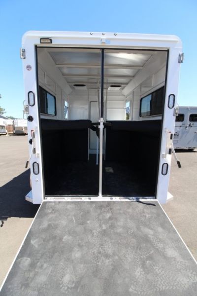 New 2027 Trails West Royale SxST Warmblood 2 Horse Trailer - Straight Load - Mangers - Pass-through Door