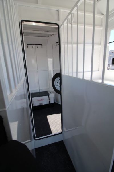 New 2027 Trails West Royale SxST Warmblood 2 Horse Trailer - Straight Load - Mangers - Pass-through Door