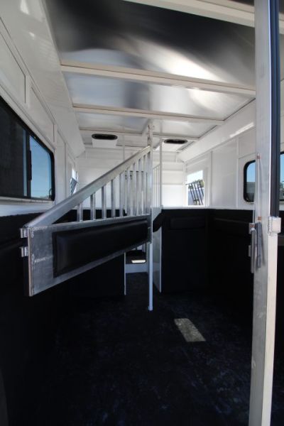 New 2027 Trails West Royale SxST Warmblood 2 Horse Trailer - Straight Load - Mangers - Pass-through Door
